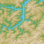 Shaded relief