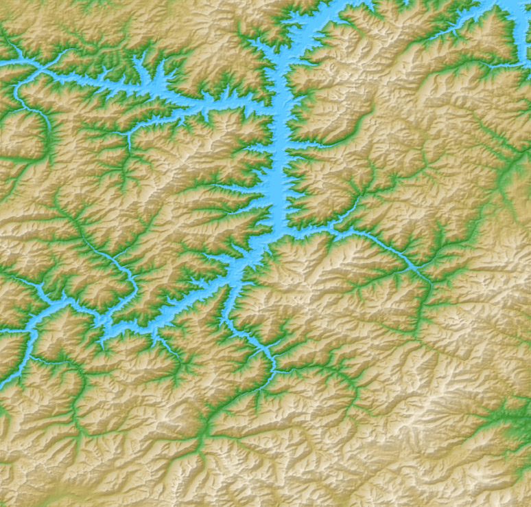 Fantasy map - Shaded relief